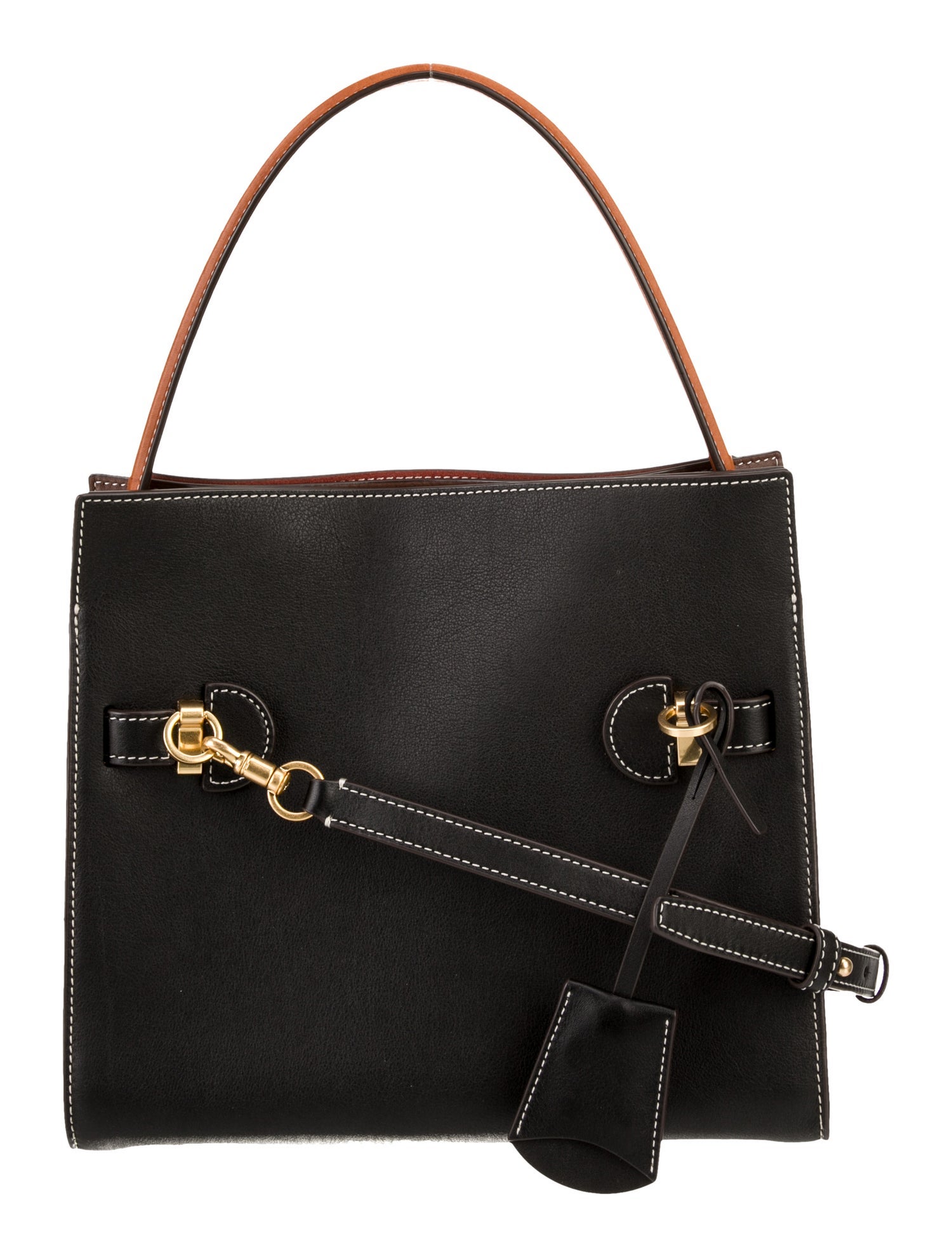 Tory Burch Leather Lee Radziwill Double Bag Small